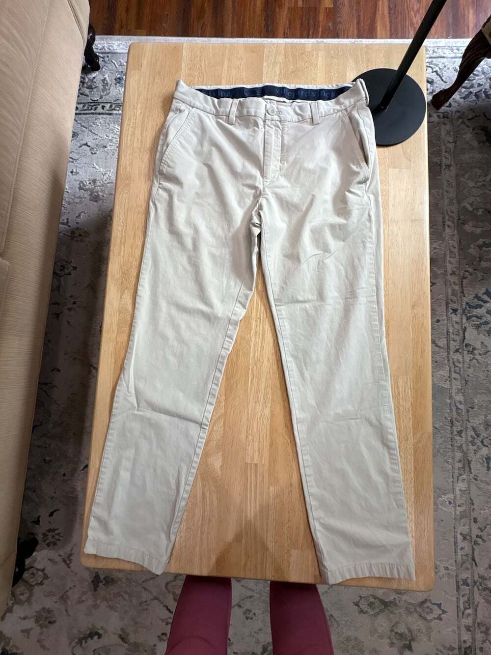 Vineyard Vines Performance Chino Pants Beige Men's 33x30
